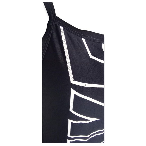 Nike Black and White Women's One Piece Swimsuit - Picture 5 of 14